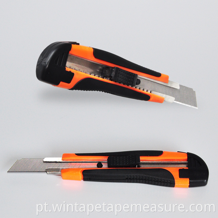 Faca utilitária para mini cortador de ferramenta de uso escolar com lâmina múltipla de 18 cm 9 mm